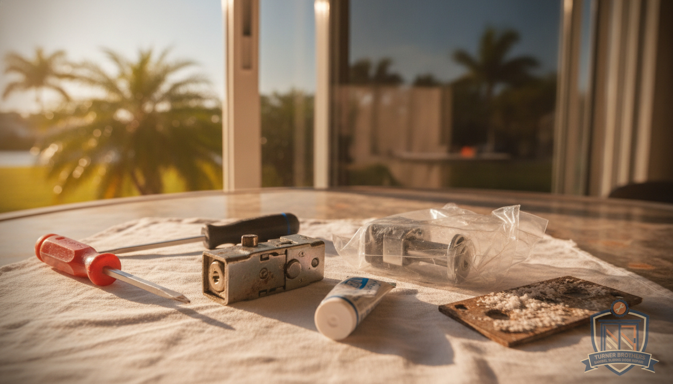 Sliding Door Lock & Handle Repair