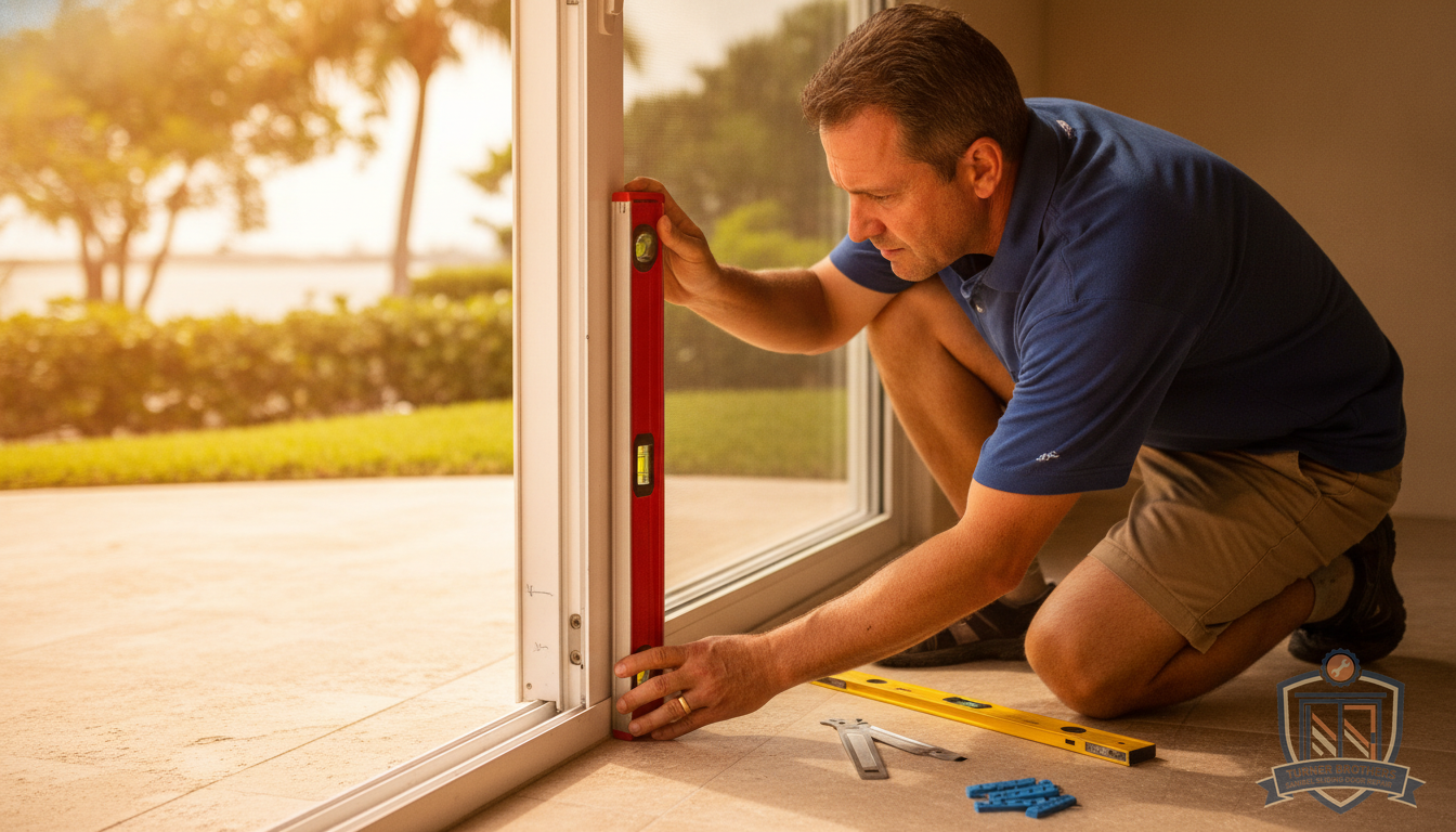 Sliding Door Frame Adjustment & Alignment