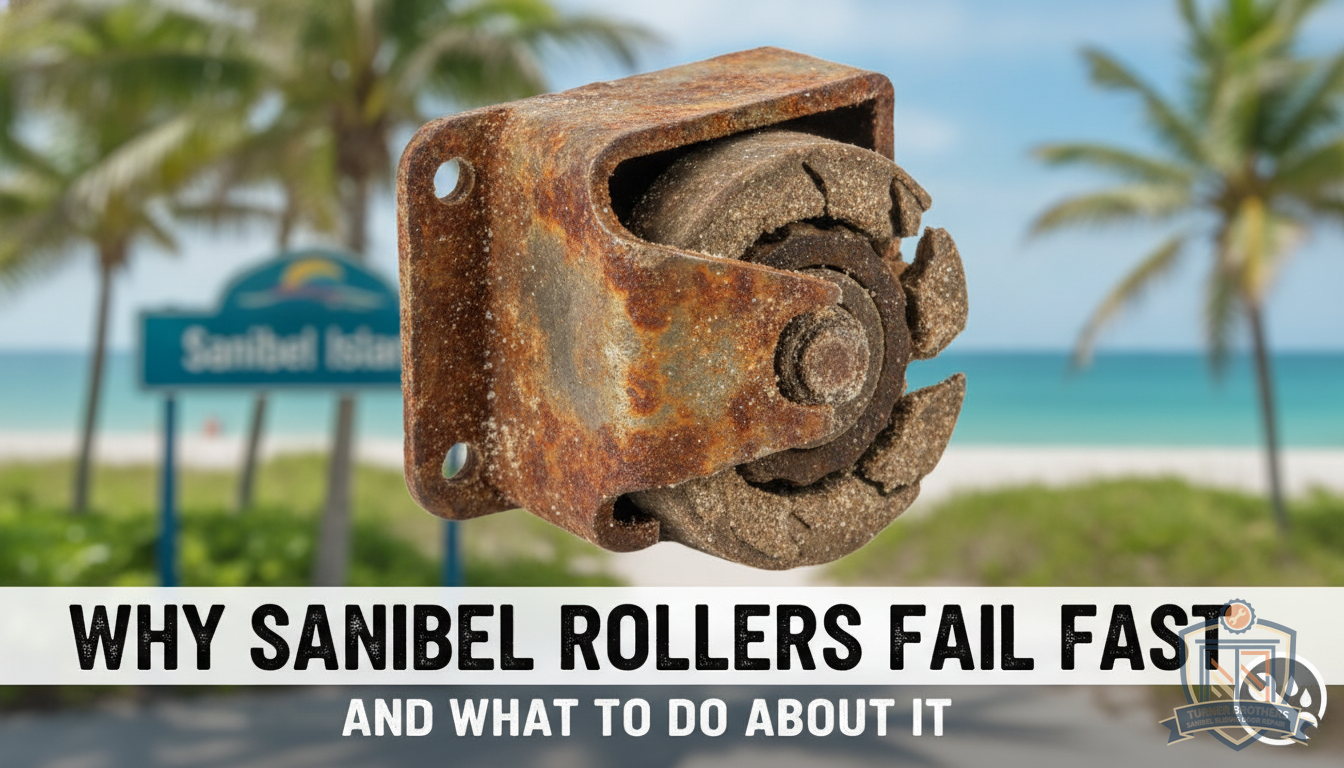 Why Sliding Door Rollers Fail Faster on Sanibel Island — and What to Do About It