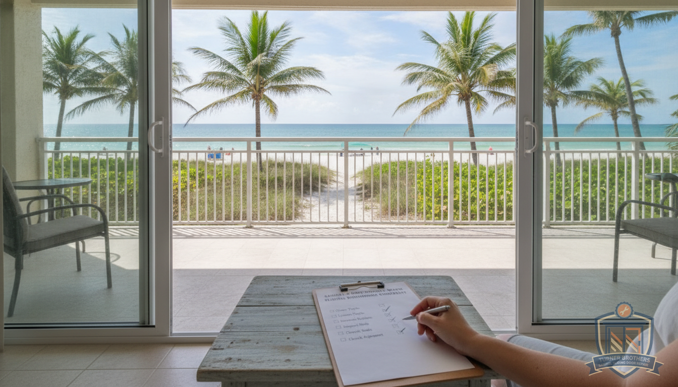 Complete Sliding Door Maintenance Checklist for Sanibel and Fort Myers Beach Homeowners